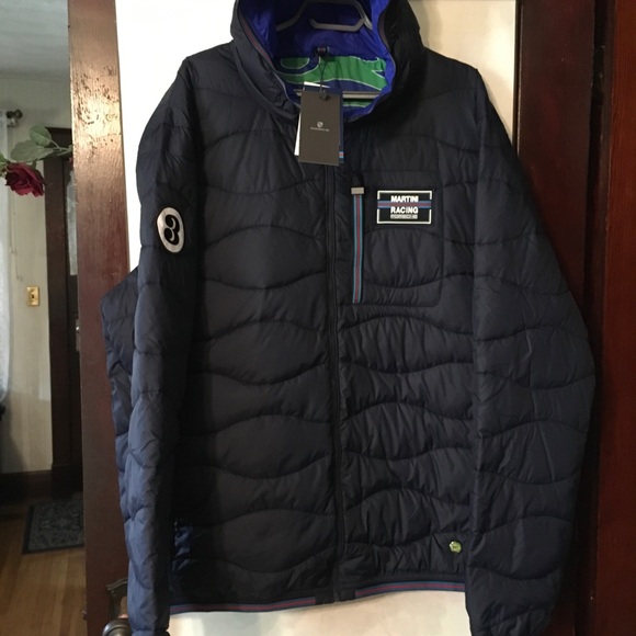 New with tag Porsche Martin Racing winter reversible quilted jacket, man’s XL - Picture 4 of 8